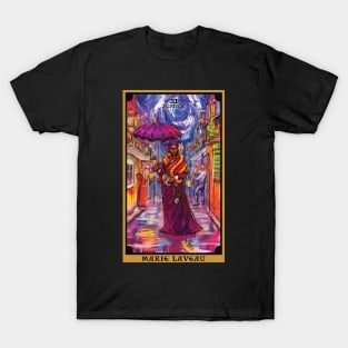 Marie Laveau In The Justice Tarot Card T-Shirt